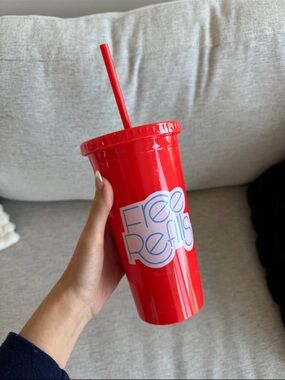 Ban.do Red 'Free Refills' Reusable Tumbler with Straw